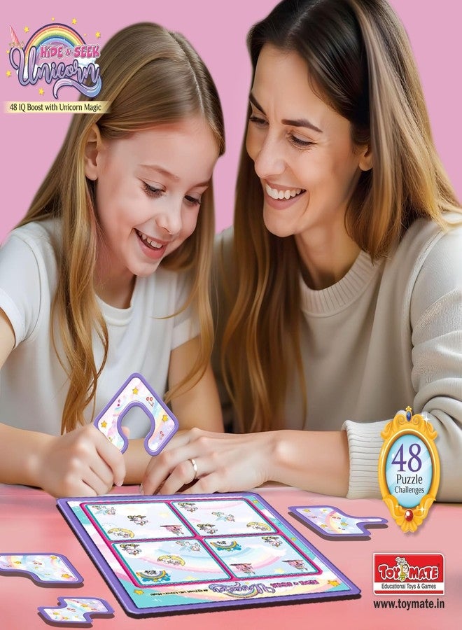 toymate Hide N Seek Unicorn IQ Puzzle Game | 48 Brain-Teasing Challenges for Kids | Logic & Problem-Solving Educational Toy | Single Player Travel Puzzle for Ages 4+ - Image 4